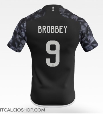 Ajax Brian Brobbey #9 Terza Maglia 2023-24 Manica Corta
